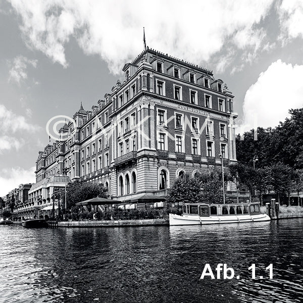 Placemat rond Amsterdam keuze uit meerdere afbeeldingen