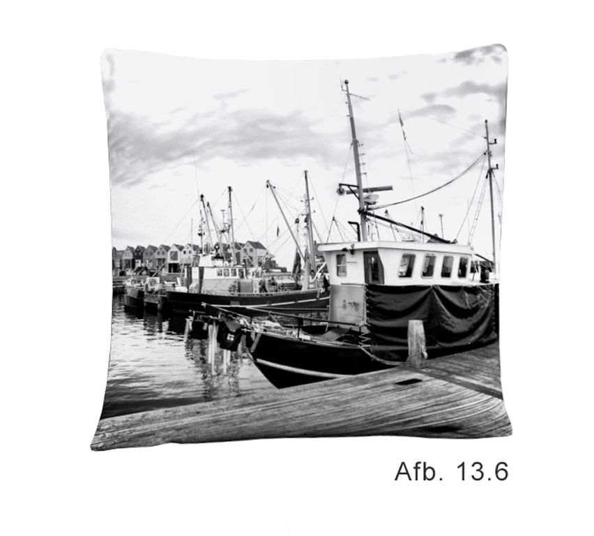 Cushions with ports and jetties | Choose from several images