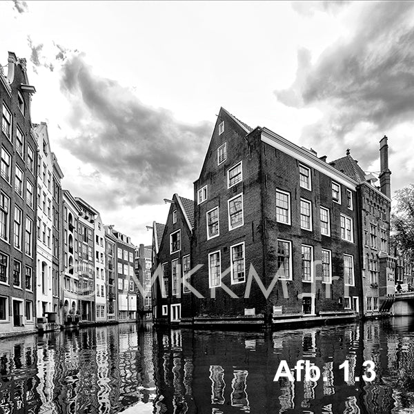 Dekbedovertrek Amsterdam grachtenpand Oudezijds Achterburgwal (2 persoons)